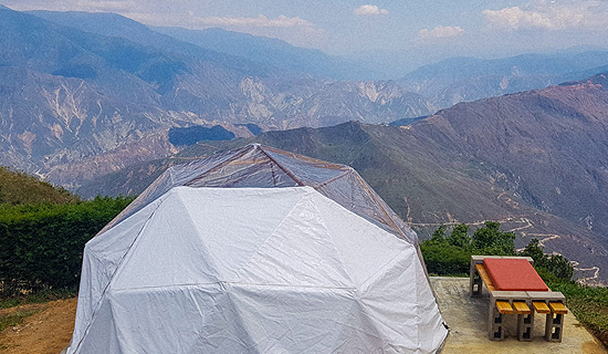 Domo frente al Chicamocha