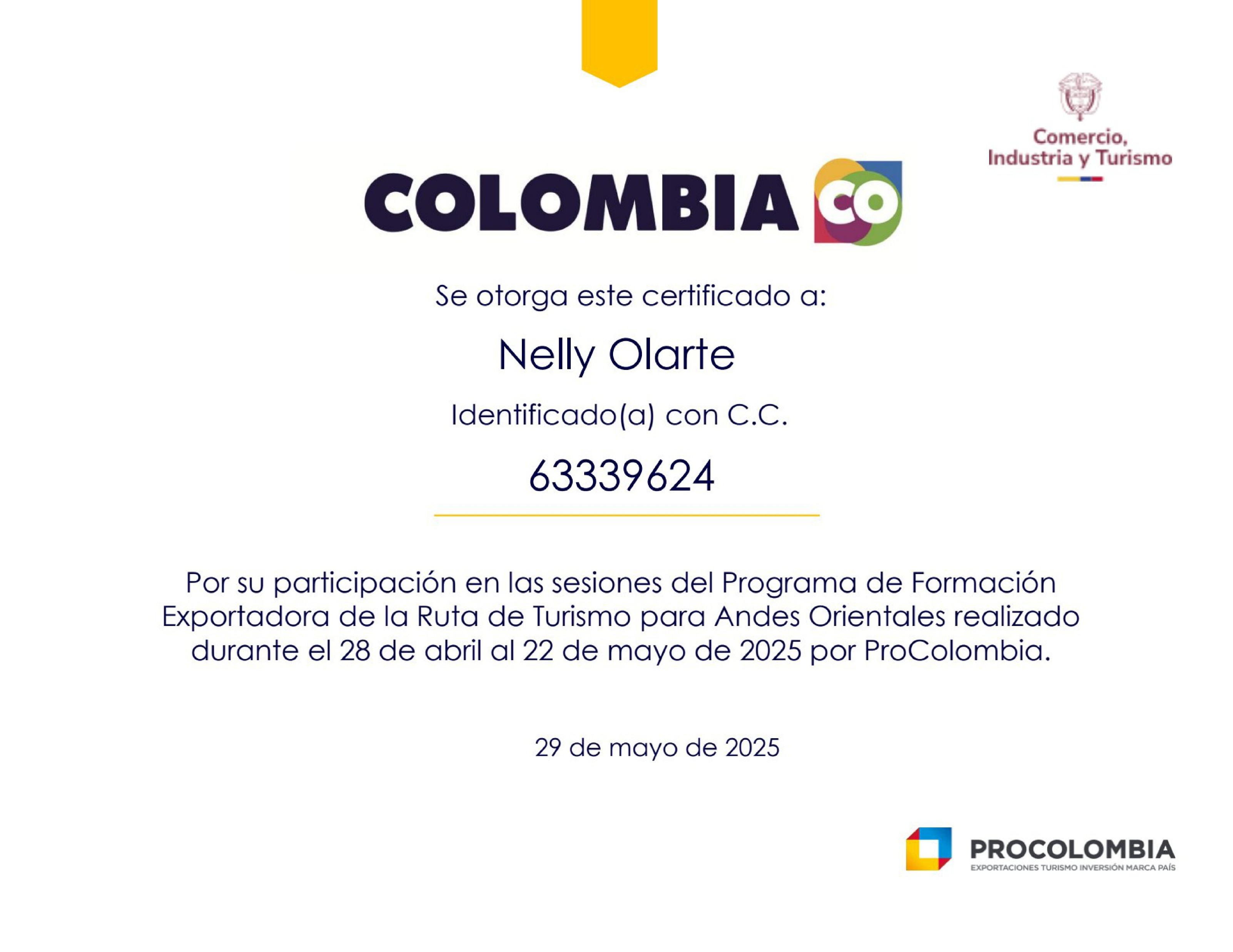 Nelly Olarte-Procolombia